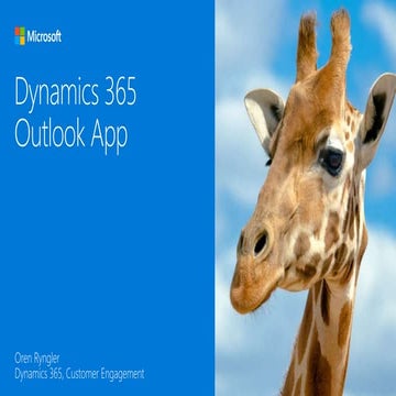 Microsoft Dynamics 365 App for Outlook