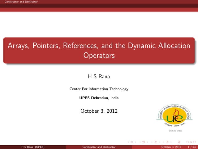 Dynamics allocation