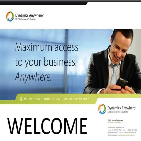 Dynamics Anywhere Introduction