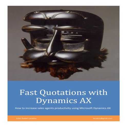 Dynamics AX Fast Sales Quotation