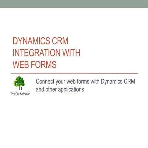 Configuring DataConnect to upload web form submissions to Dynamics CRM