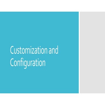 Dynamics CRM 2013 Customization and Configuration