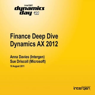 Dynamics Day '11: Deep Dive - Advan...