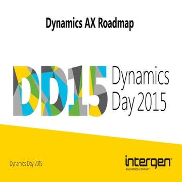 Dynamics Day 2015: Dynamics AX Roadmap