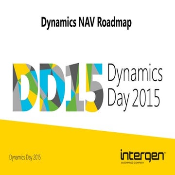 Dynamics Day 2015: Dynamics NAV Roadmap