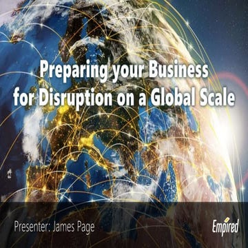 Dynamics Day 2017 Perth: Preparing the Organisation for Disruption