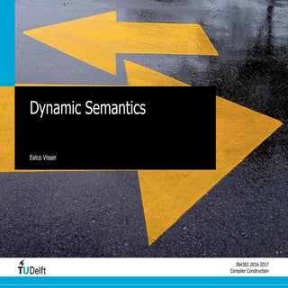 Dynamic Semantics