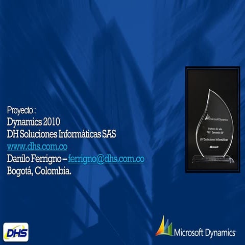 DHS Microsoft Dynamics GP 2010