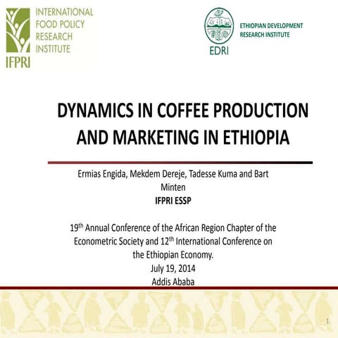 Dynamics in coffee sector eea conference 16 june 2014