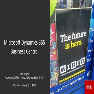 Microsoft Dynamics 365 Business Central - IT in Your Business -seminaari 15.1...