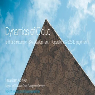 Dynamics of Cloud and Its impact on Engagement - Delivery and Operations - CF...