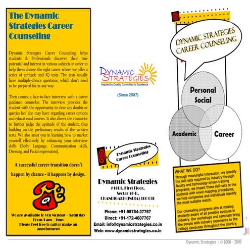 Dynamic Strategies   Career Counseling