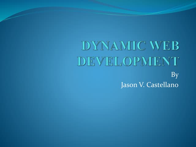 Dynamic websites