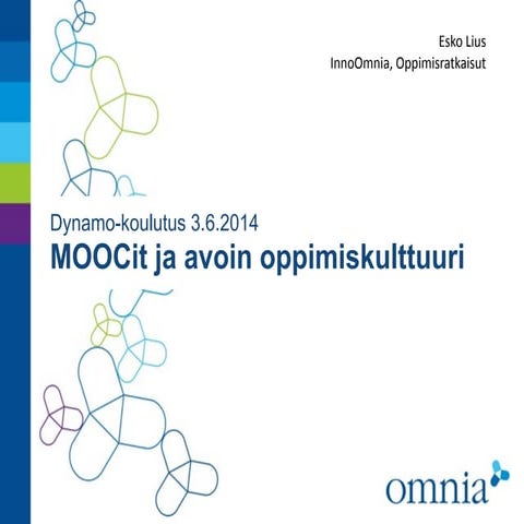 MOOCit ja avoin oppimiskulttuuri