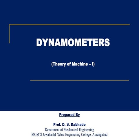 Dynamometers