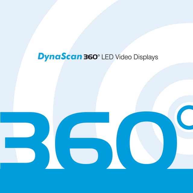 Dyna scan 360° LED brochure_2012_e | PDF