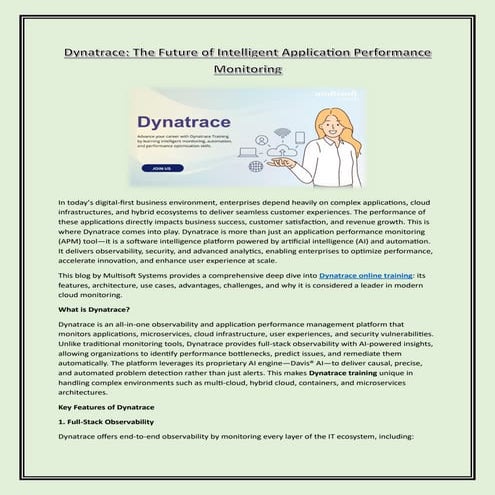 Dynatrace- The Future of Intelligent Application Performance Monitoring.pdf