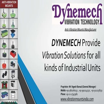 Anti Vibrations Pads By Dynemech System (P) Ltd.