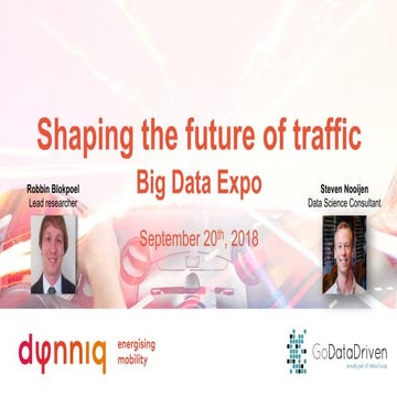 Dynniq & GoDataDriven - Shaping the future of traffic with IoT and AI