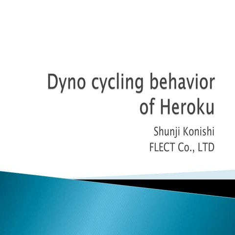 Dyno cycling behavior of Heroku