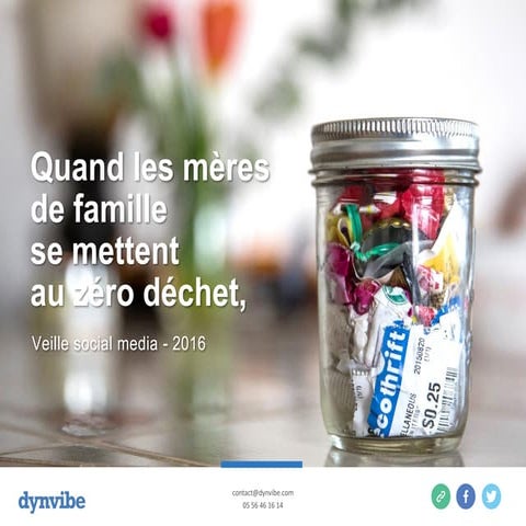 [Etude] Quand les mères de famille se mettent au zéro déchet