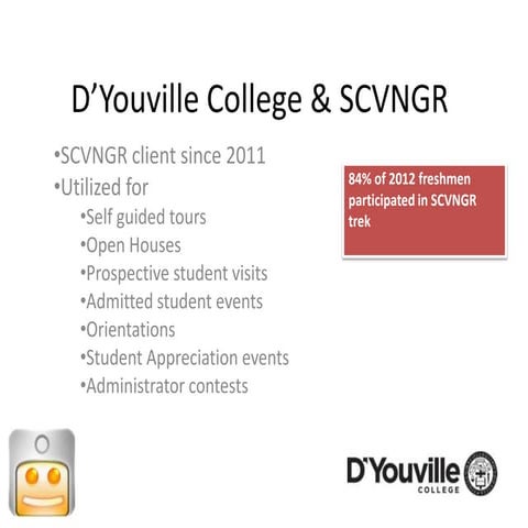 D’youville college & scvngr