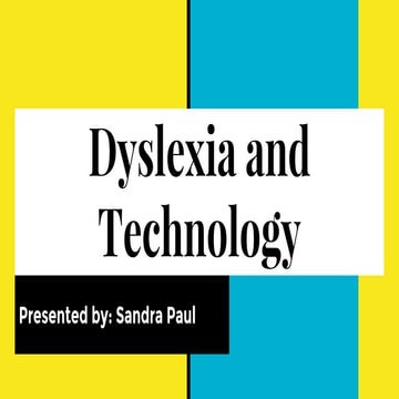 Dyslexia and technology #edcampxsnj