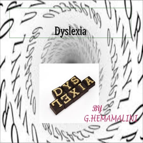 Dyslexia in detail 