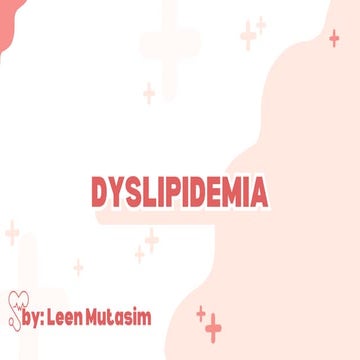 dyslipidemia.pdf for medicine practice..