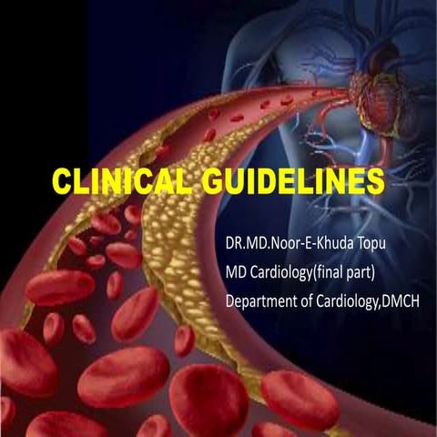 ATP IV Guideline for Blood cholesterol level | PPT