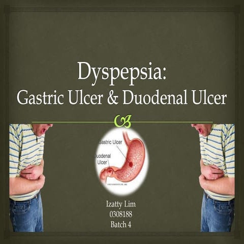 Dyspepsia- Peptic Ulcer Diseases