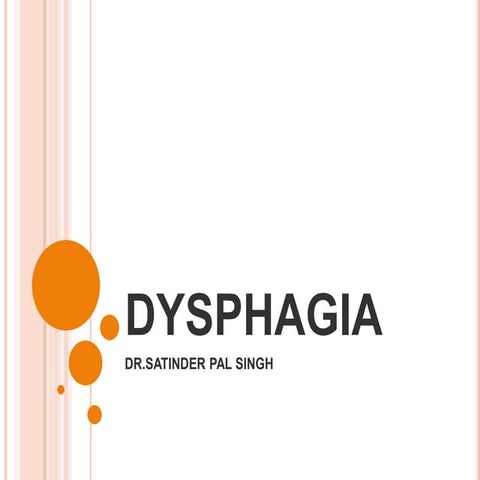 Dysphagia