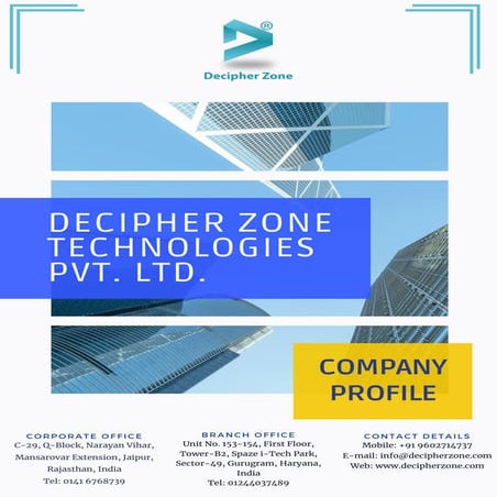 Decipher Zone: Software Development Company Profile