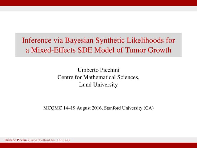 Inference via Bayesian Synthetic Li...
