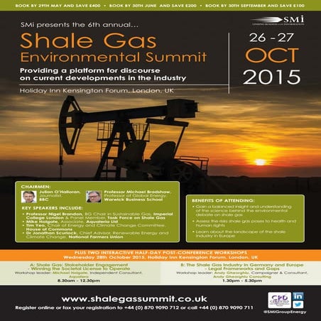 Shale Gas Environmental Summit 2015