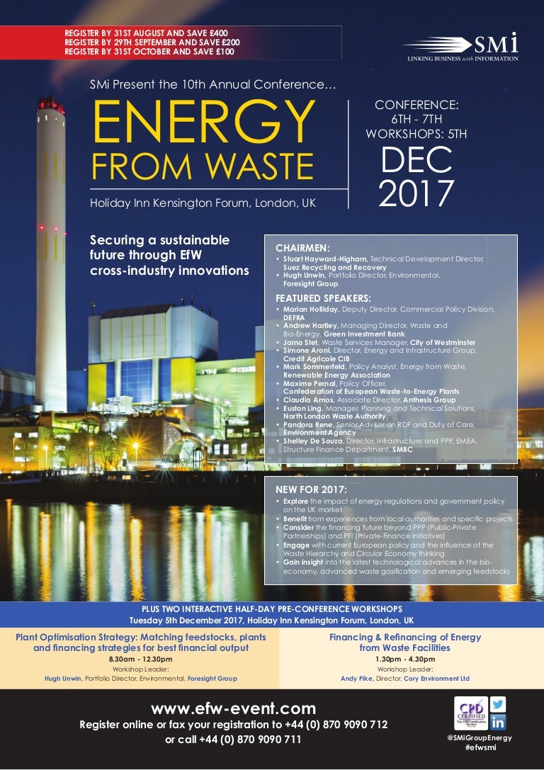 Energy From Waste 2017 - 