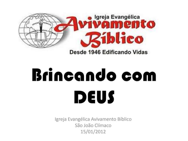 Brincar com Deus