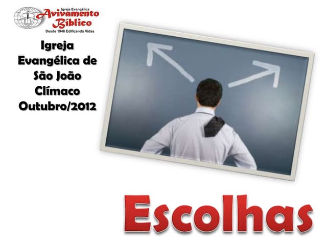 EBD - Escolhas