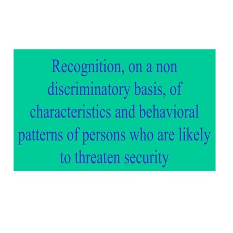 E. recognition, on a non discriminatory basis,