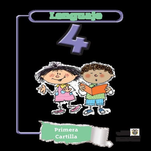 ESCUELA NUEVA LENGUAJE GRADO CUARTO CARTILLA 1