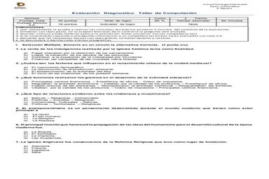 E.d. taller de computacion 2 medio