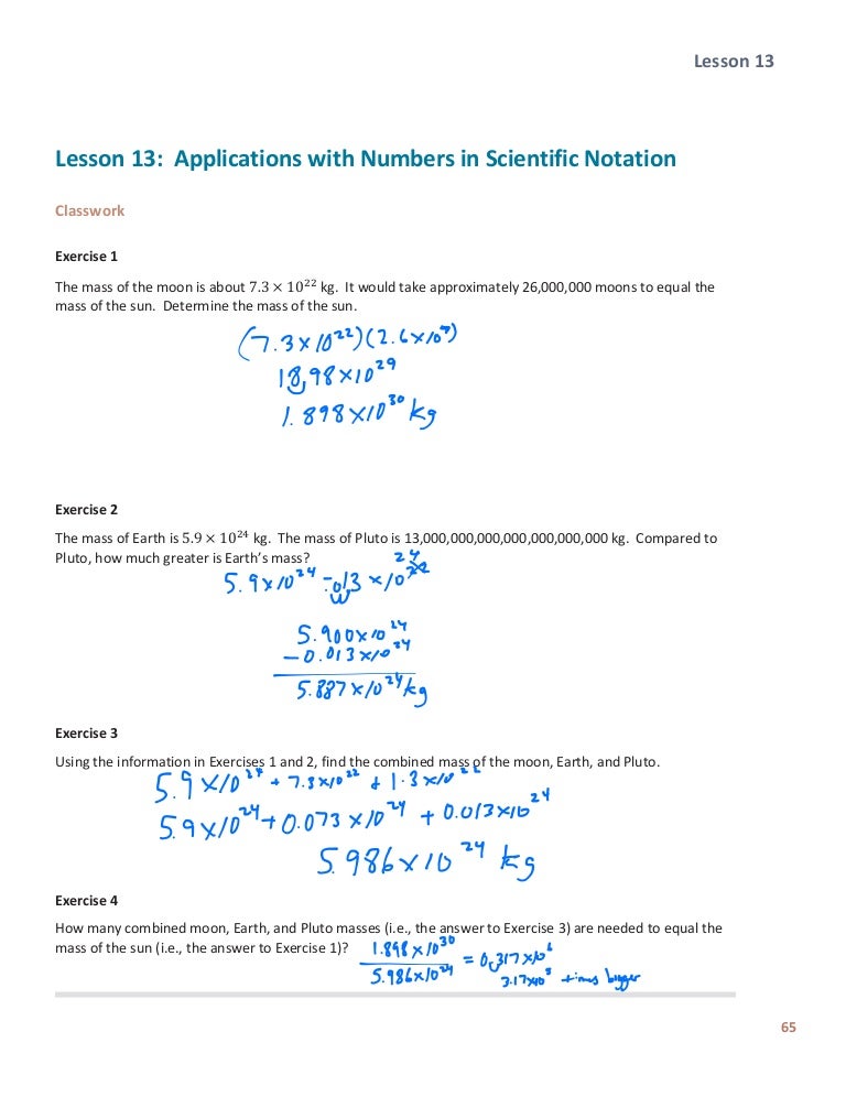 How to convert scientific notation to standard notation image