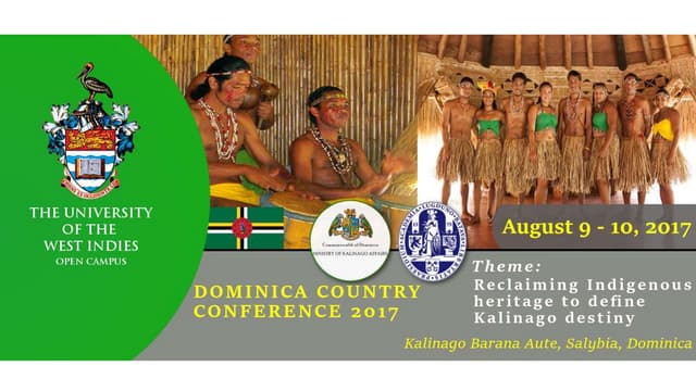 E. Bryan - Traditional Knowledge Digital Repository - Considerations for Dominica's Kalinago Heritage [UWI-DMCC20170808]