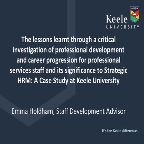 The 5 lessons learnt through a critical investigation of professional develop...