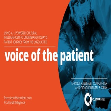 Using AI to map patient journeys with cultural intelligence