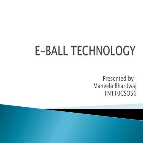 E ball technology..ppt