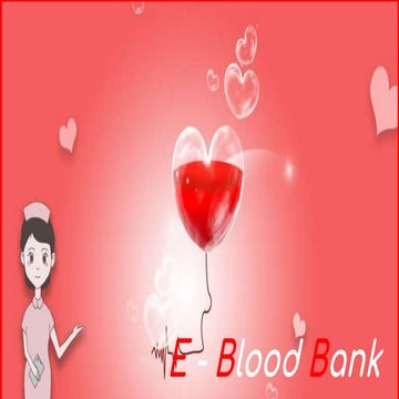 E   blood bank ionic4 ppt