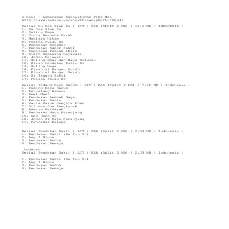 E book - asmaraman sukowati kho ping hoo