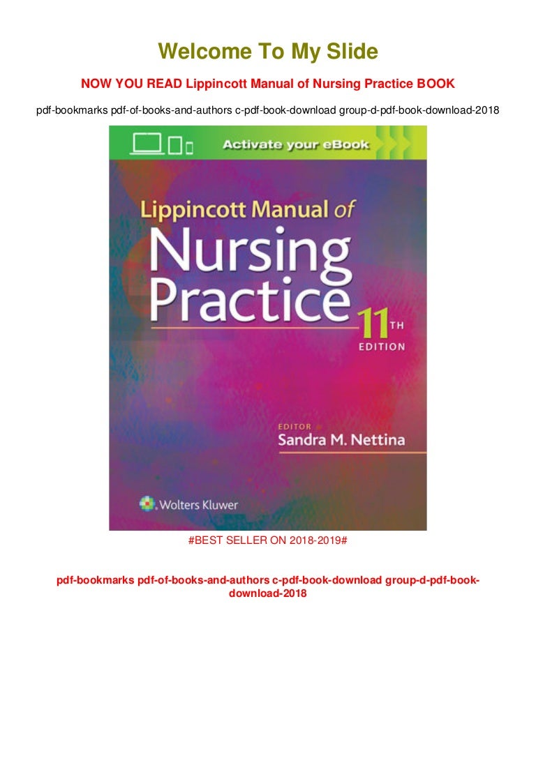 E Book Download Lippincott Manual Of Nursing Practice