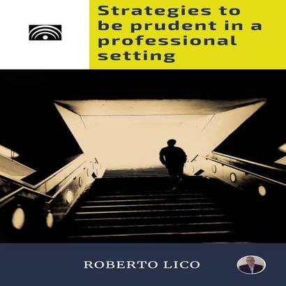E-book - Strategies to be prudent in a professional setting